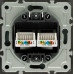 Ardero ER152PC-G розетка компьютерная механизм, серый Soft Ardero ER152PC-G розетка компьютерная механизм, серый Soft