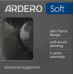 Светорегулятор поворотный для LED 5-100W механизм Ardero Soft черный EV111D-B