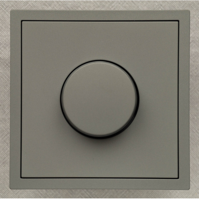 Светорегулятор поворотный для LED 5-100W механизм Ardero Soft серый EV111D-G Светорегулятор поворотный для LED 5-100W механизм Ardero Soft серый EV111D-G