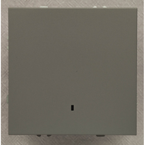 Ardero EV111L-G выключатель 1-клавишный с подсветкой, механизм серый 10А Soft - фото 2