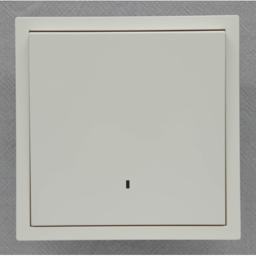 Ardero EV111L-W вимикач 1-клавішний з підсвіткою, механізм білий 10А Soft - фото 1