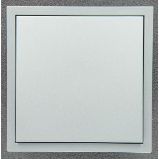 Вимикач 1-клавішний механізм Ardero Soft срібло 10A EV111V-S