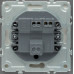 Ardero EV111V-W вимикач 1-клавішний, механізм білий 10А Soft