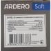 Ardero EV112L-G вимикач 2-клавішний з підсвіткою, механізм сірий 10А Soft