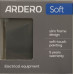 Ardero EV112V-G вимикач 2-клавішний, механізм сірий 10А Soft
