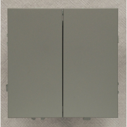 Ardero EV112V-G вимикач 2-клавішний, механізм сірий 10А Soft - фото 5