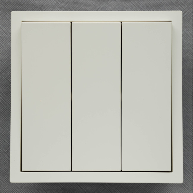 Ardero EV113-W выключатель 3-клавишный, механизм белый 10А Soft