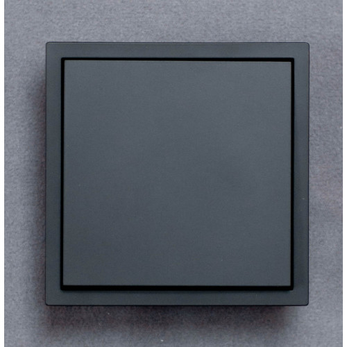 Ardero EV121-В вимикач 1-клавішний прохідний, механізм чорний 10А Soft - фото 1