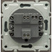 Ardero EV121-G выключатель 1-клавишный проходной, механизм серый 10А Soft