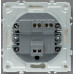 Выключатель 1-клавишный проходной механизм Ardero Soft серебро 10A EV121-S