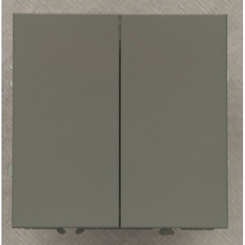 Ardero EV122-G вимикач 2-клавішний прохідний, механізм сірий 10А Soft - фото 2