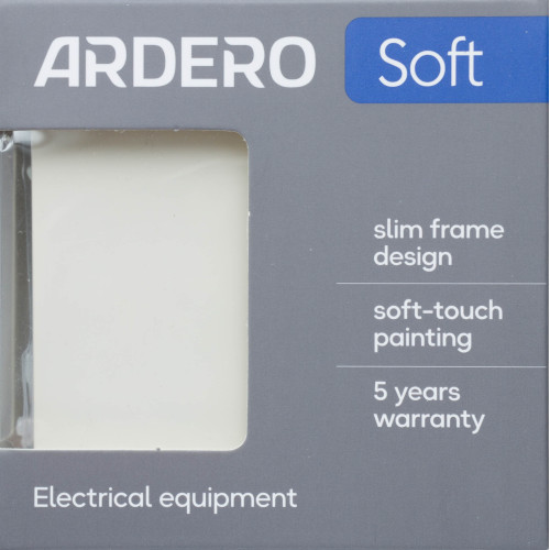 Ardero EV122-W вимикач 2-клавішний прохідний, механізм білий 10А Soft - фото 4 | СТС Ardero EV122-W вимикач 2-клавішний прохідний, механізм білий 10А Soft - фото 4