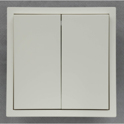 Ardero EV122-W вимикач 2-клавішний прохідний, механізм білий 10А Soft