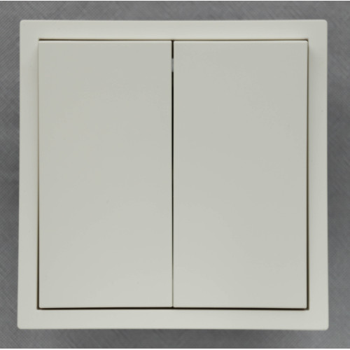 Ardero EV122-W вимикач 2-клавішний прохідний, механізм білий 10А Soft - фото 1