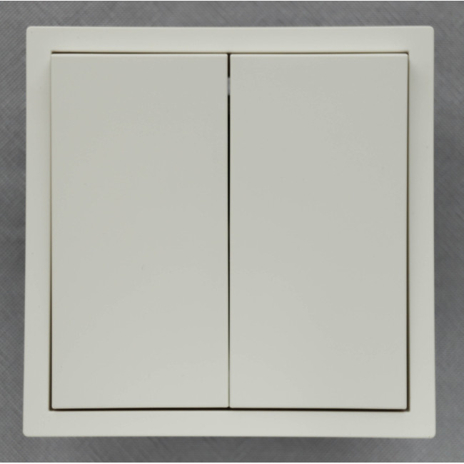 Ardero EV122-W вимикач 2-клавішний прохідний, механізм білий 10А Soft