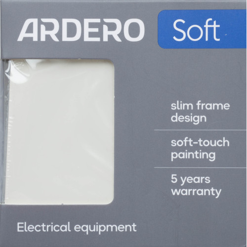 Ardero EV131-W выключатель 1-клавишный перекрёстный, механизм белый 10А Soft - фото 4 | СТС Ardero EV131-W выключатель 1-клавишный перекрёстный, механизм белый 10А Soft - фото 4