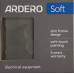 Ardero EV132-G вимикач 2-клавішний перехресний, чорний механізм сірий  10А Soft