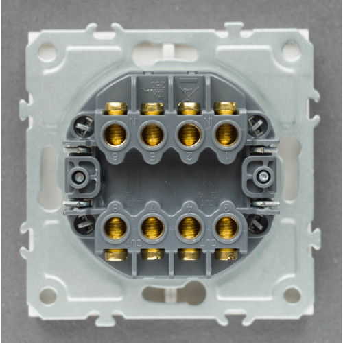 Ardero EV132-W выключатель 1-клавишный перекрёстный, механизм белый 10А Soft - фото 3