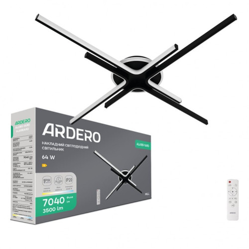 Светодиодный накладной светильник Ardero AL6185-1ARD MILL 64Вт черный - фото 9 | СТС Светодиодный накладной светильник Ardero AL6185-1ARD MILL 64Вт черный - фото 9