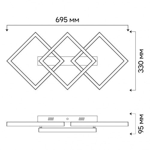 Світлодіодний накладний світильник Ardero AL6492-1ARD URBAN 55Вт білий - фото 5 | СТС Світлодіодний накладний світильник Ardero AL6492-1ARD URBAN 55Вт білий - фото 5