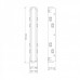 Короткий прямой коннектор Ardero LD3001 черный