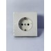 Ardero ER121-W розетка с заземлением, механизм белый 16А Soft