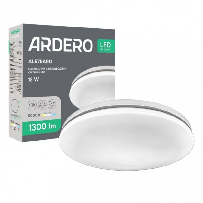 Светодиодный светильник Ardero AL575ARD SILVER 18Вт 5000K