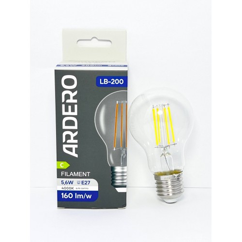 Светодиодная лампа Ardero Filament LB-200 5.6W  E27 4000K - фото 1