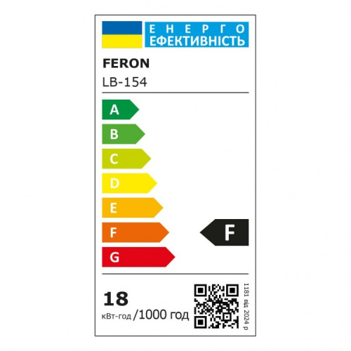 Світлодіодна лампа Feron LB-154 18Вт GX70 4000K - фото 3