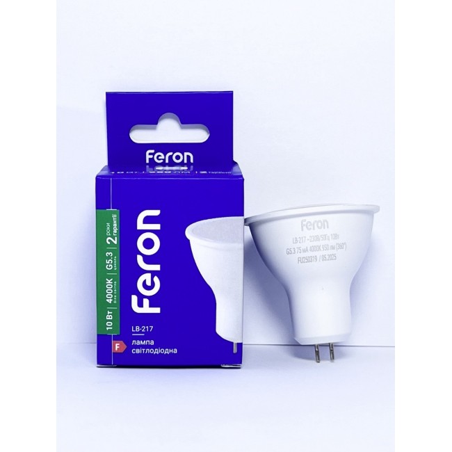 Светодиодная лампа Feron LB-217 10W G5.3 4000K