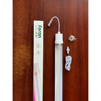 Светодиодный фитосветильник Feron AL7003-2 24W с сетевым шнуром