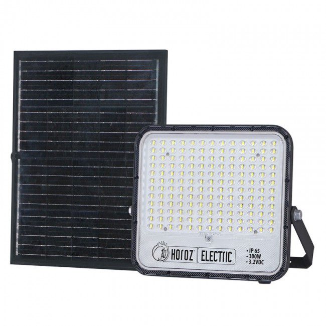 Прожектор світлодіодний на сонячній батареї "TIGER PRO-300" 300W 6400K