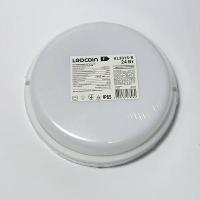 Світлодіодний накладний світильник Ledcoin AL3015-R 24Вт 6500К білий Світлодіодний накладний світильник Ledcoin AL3015-R 24Вт 6500К білий