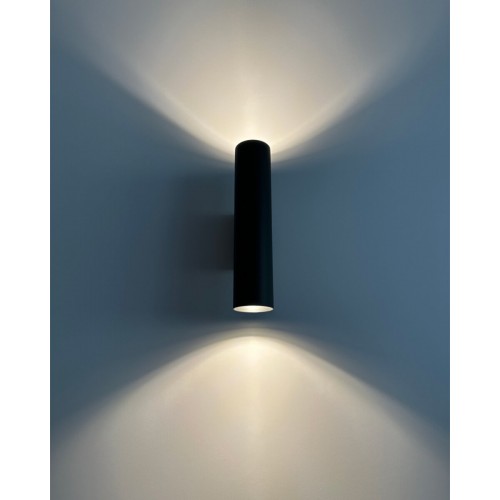 Бра, настінний світильник Nowodvorski 10753 Fourty Wall M GU10 2x10W IP20 чорний - фото 5