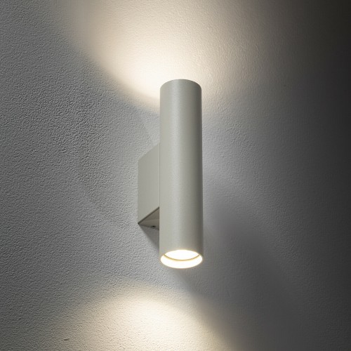 Бра, настінний світильник Nowodvorski 10890 Fourty Wall M GU10 2x10W IP20 світло-сірий - фото 1