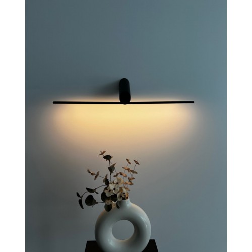 Бра, настенный светильник Nowodvorski 11431 Slash LED 1x10W 3000K 360Lm IP20 черный - фото 5