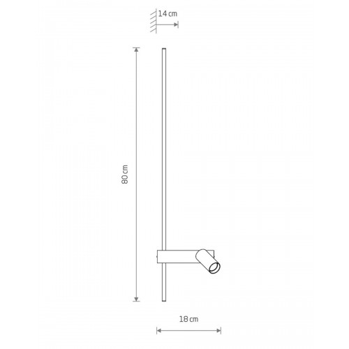 Бра, настенный светильник Nowodvorski 11578 Easy Left LED+GU10 MR11 11W+10W 3000K 450Lm IP20 белый - фото 6