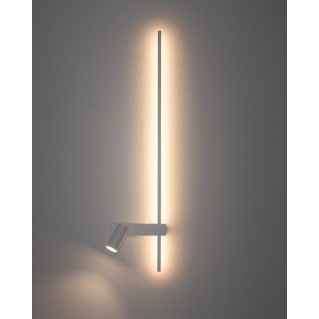 Бра, настінний світильник Nowodvorski 11580 Easy Right LED+GU10 MR11 11W+10W 3000K 450Lm IP20 білий