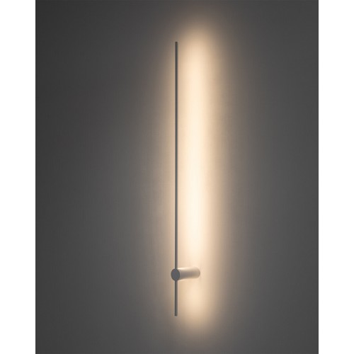 Бра, настінний світильник Nowodvorski 11588 Saber LED L 1x16W 3000K 740Lm IP20 білий - фото 1