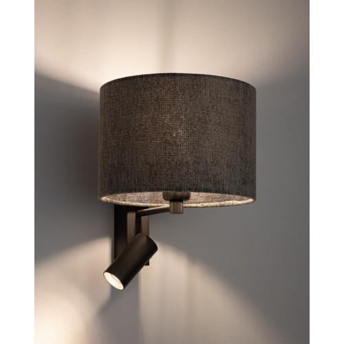 Бра, настінний світильник Nowodvorski 11677 Lago A E27+GU10 (R35) 10W+10W IP20 сірий - фото 2