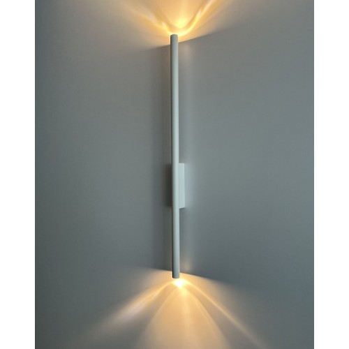 Бра, настінний світильник Nowodvorski 11813 Laser Wall L G9 2x10W IP20 білий - фото 1
