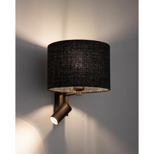 Бра, настенный светильник Nowodvorski 11661 Amarela A E27+GU10 (R35) 10W+10W IP20 графитовый - фото 2