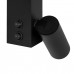 Настенный светильник Nowodvorski 11425 Easy Left LED+GU10 MR11 11+10W 3000K 380Lm IP20 черный