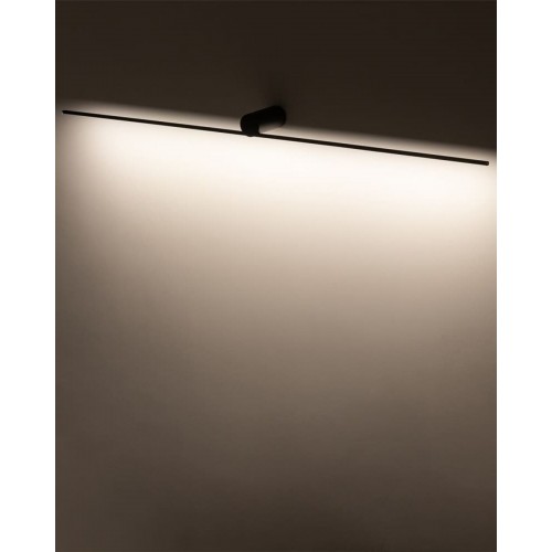 Подсветка для картин, бра, настенный светильник Nowodvorski 10370 Spin M LED 1x14W 3000K 520Lm IP20 черный - фото 2