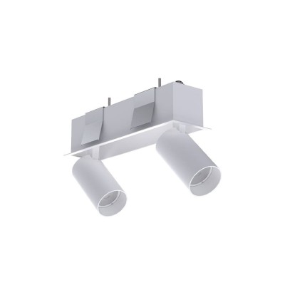 Світильник поворотний спот Nowodvorski 10465 Mono Deep II GU10 2x10W IP20 білий