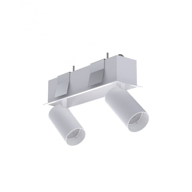 Светильник поворотный спот Nowodvorski 10465 Mono Deep II GU10 2x10W IP20 белый Светильник поворотный спот Nowodvorski 10465 Mono Deep II GU10 2x10W IP20 белый