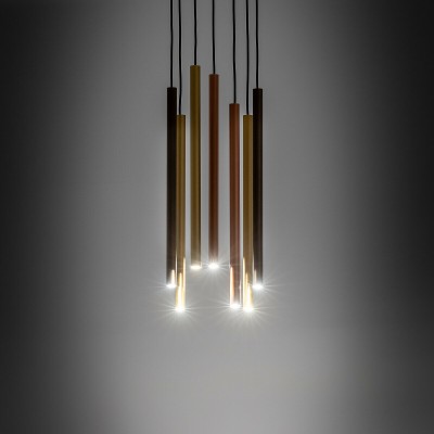 Люстра Nowodvorski 10704 Laser VII G9 7x10W IP20 різнокольорова