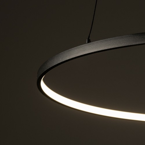 Люстра Nowodvorski 10812 Circolo LED M 1x21W 3000K 660Lm IP20 черная - фото 4
