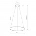 Люстра Nowodvorski 10812 Circolo LED M 1x21W 3000K 660Lm IP20 черная