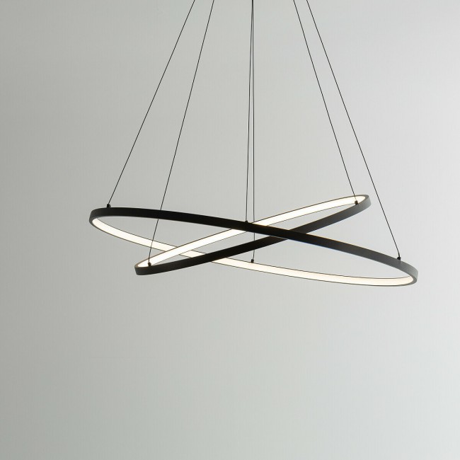 Люстра Nowodvorski 10814 Circolo LED 2x35W 3000K 1200Lm IP20 черная
